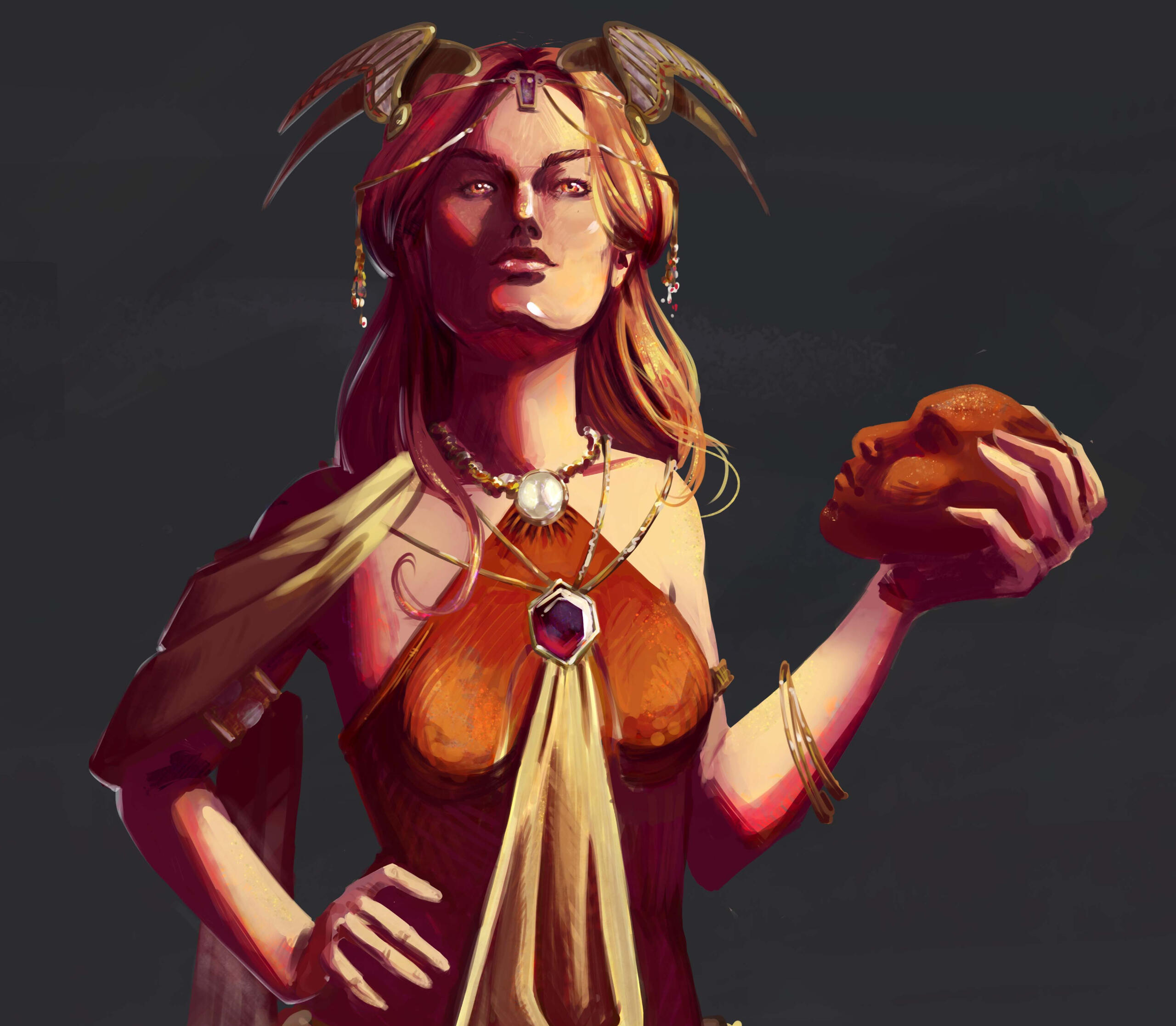 priestess, digital (photoshop)